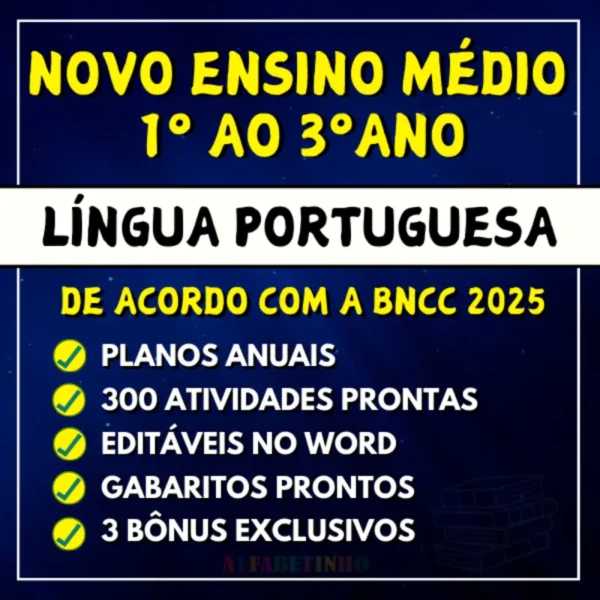 Língua Portuguesa - Planejamentos E Atividades - Novo Ensino Médio 2025