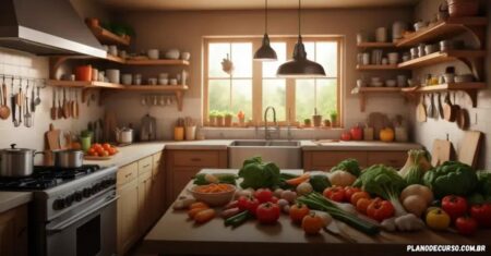 Plano de curso de culinária saudável: descubra receitas práticas e nutritivas