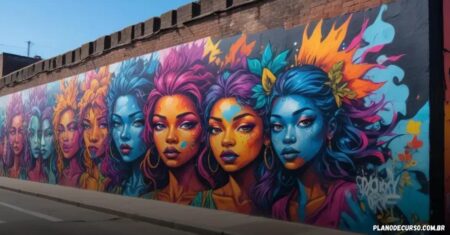 Plano de curso de arte urbana que transforma sua aula em experiência