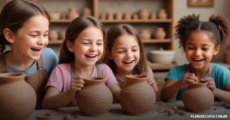 Plano de curso de cerâmica infantil: como engajar e ensinar com criatividade