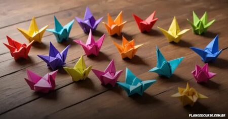 Plano de curso de origami criativo: transforme seu ensino em arte