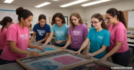 Plano de curso de serigrafia básica: como criar aulas práticas e envolventes