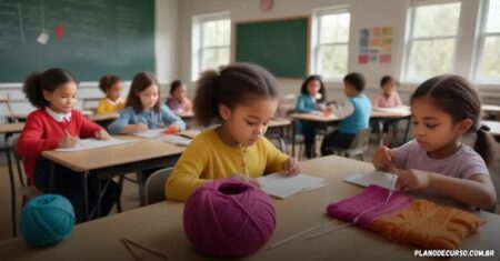 Plano de curso de tricô educativo: como transformar suas aulas