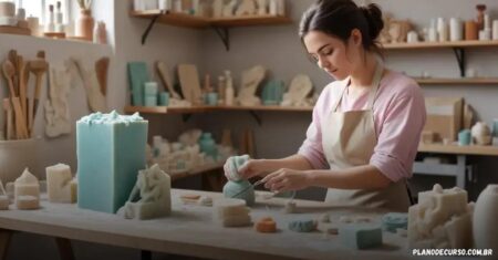 Plano de curso de escultura em sabão: crie arte com facilidade e diversão