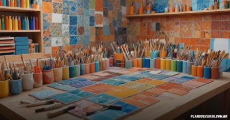 Plano de curso de azulejaria criativa: transforme sua paixão em arte