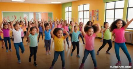 Plano de curso de zumba infantil para energizar suas aulas