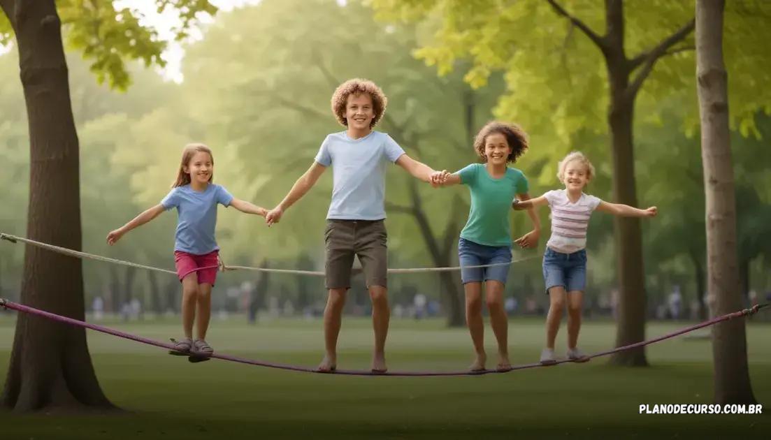 Plano de curso de slackline infantil: transforme aulas em diversão ativa 1 Plano De Curso De Slackline Infantil: Transforme Aulas Em Diversão Ativa
