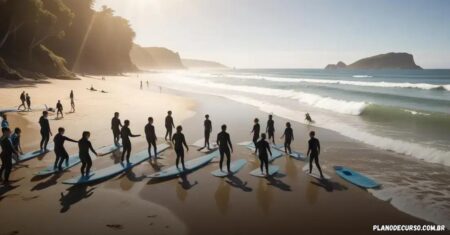 Plano de curso de surf escolar: transforme suas aulas em experiências inesquecíveis