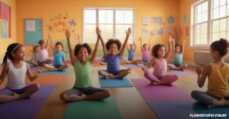 Plano de curso de yoga para crianças: benefícios e dicas práticas