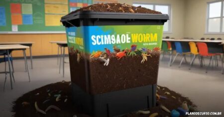 Plano de curso de minhocário escolar: aprenda prático e divertido