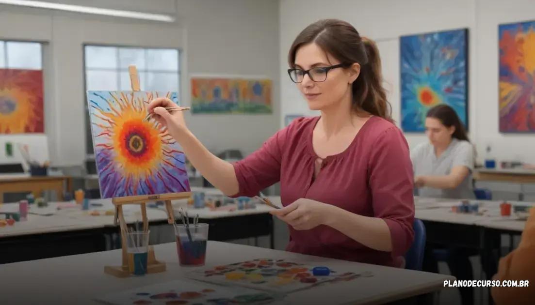 Plano de curso de pintura em vidro: crie aulas criativas e envolventes 1 Plano De Curso De Pintura Em Vidro: Crie Aulas Criativas E Envolventes