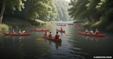 Plano de curso de canoagem escolar: otimize suas aulas com criatividade