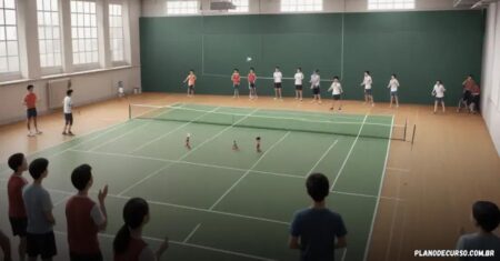 Plano de curso de badminton educativo: como estruturar e aplicar
