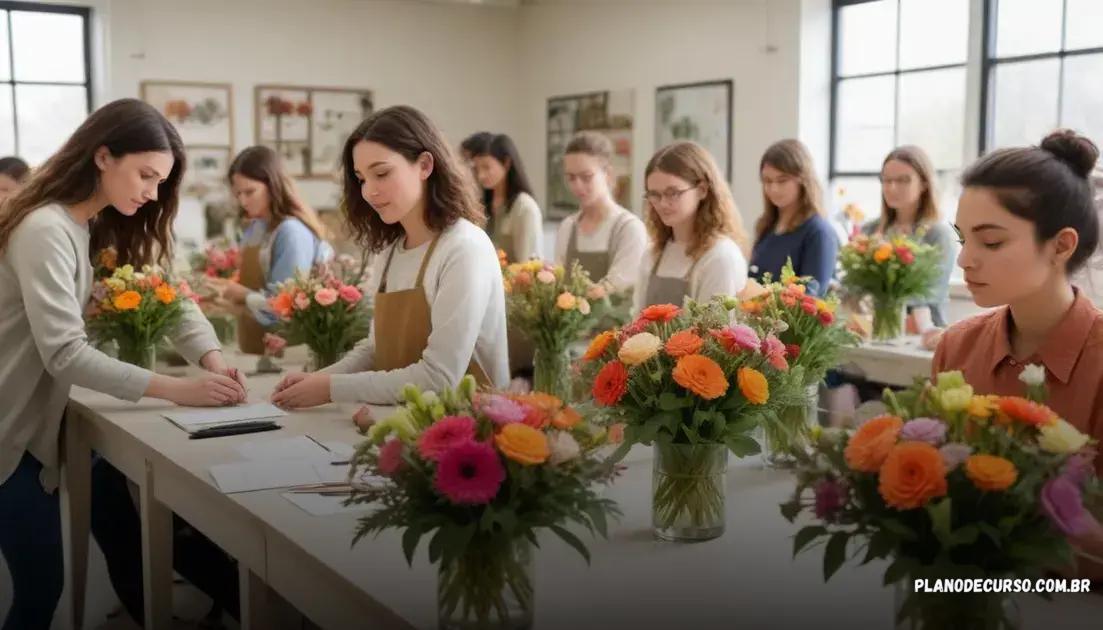 Plano de curso de arranjos florais: crie aulas envolventes e práticas 1 Plano De Curso De Arranjos Florais: Crie Aulas Envolventes E Práticas