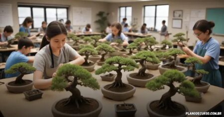 Plano de curso de bonsai educativo: cultive conhecimento e paciência